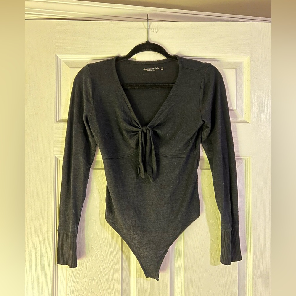 Black Long Sleeve Bodysuit